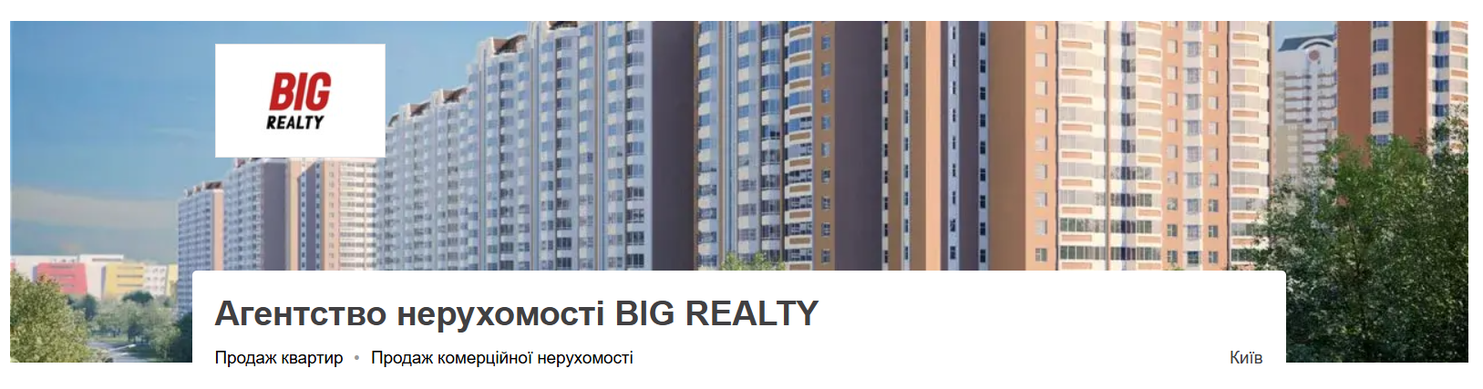 Агентство Нерухомості BIG REALTY
