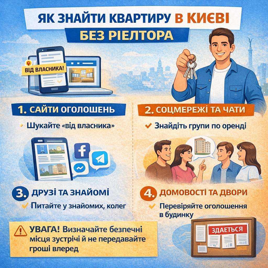 Как найти квартиру в Киеве без риэлтора