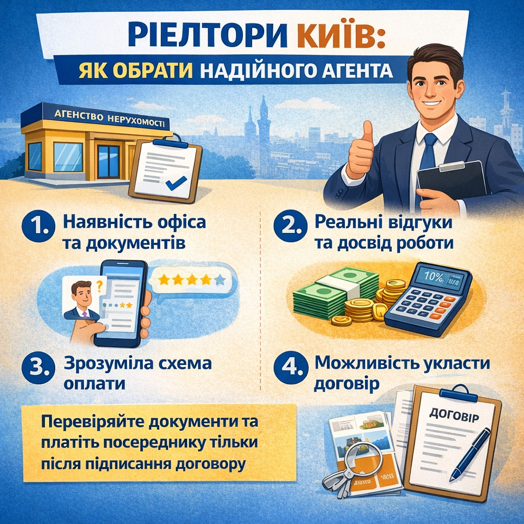 Ріелтори Київ: як обрати надійного агента