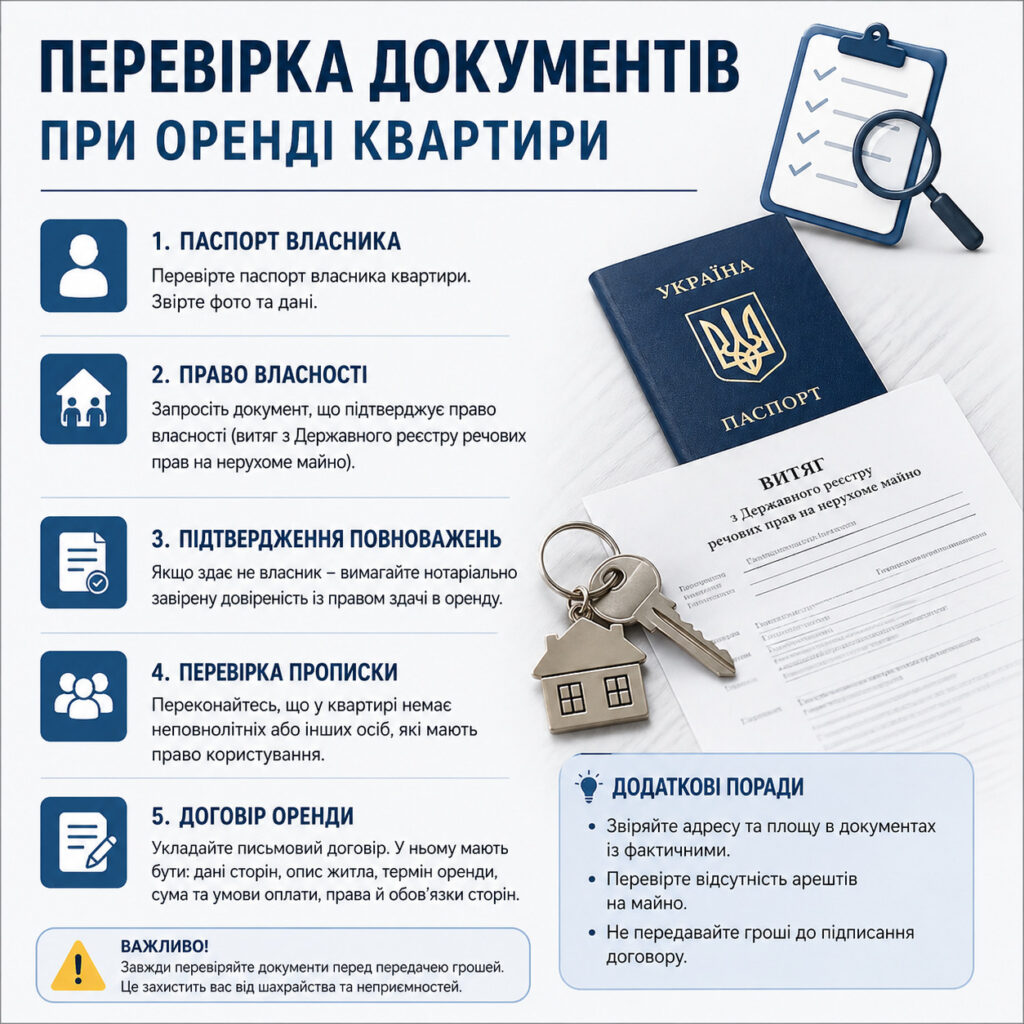 Проверка документов при аренде квартиры
