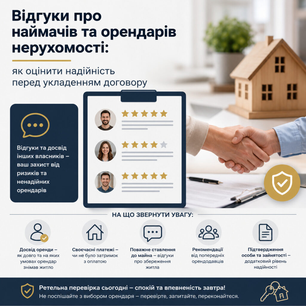 Отзывы о нанимателях и арендаторах недвижимости